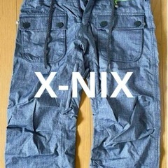 【美品】X-NIX スノーボードウェア ブルーグレー