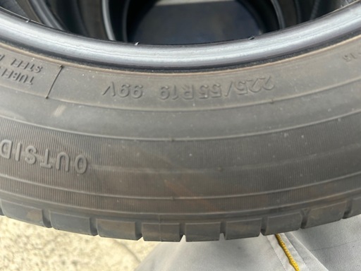 225/55R19 ノーマルタイヤ