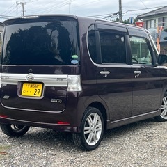 ★最上級グレード★ H25年車 タントカスタムRS ターボ パワースライドドア ナビ・TV 純正アルミ 車検付きの画像