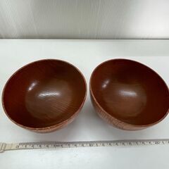 木製おわん　２個の画像