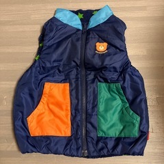 ホットビスケッツ　リバーシブルベスト　サイズ100