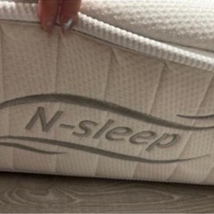 ダブルベッド　マットレス　Nスリープ　圧縮ロールタイプのポケットコイルマットレス　波型ウレタンの画像
