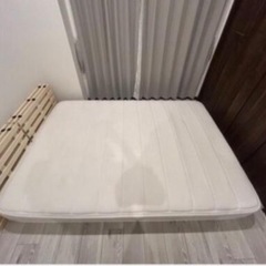 ダブルベッド　マットレス　Nスリープ　圧縮ロールタイプのポケットコイルマットレス　波型ウレタンの画像
