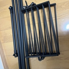 つっぱりラック（ニトリ）黒　練馬区の画像