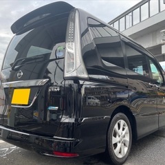 ガソリン代 節約☆S-HYBRID入りました‼️25年式☆月々1.2万円〜分割払い可❗️車検2年付き！大人気☆ニッサン セレナ☆フリップダウンモニター付き☆SDナビ☆走行中DVD見れます☆ETC☆バックカメラ☆ドラレコ付きのフル装備☆両側電動スライドドア☆ウィンカーミラー☆フル装備☆事故修復歴無し☆車内広々三列シート‼️の画像