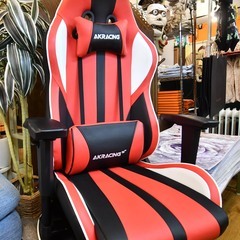 ●2023年購入　綺麗(^^♪●AKレーシング　ゲーミング座椅子　極座　V2　中古品●相模原　横浜　神奈川●AKRacing●の画像