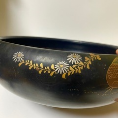 人間国宝　荒川豊蔵作　鼠志野　人間文化財　瀬戸黒鉢　蔵から物の画像