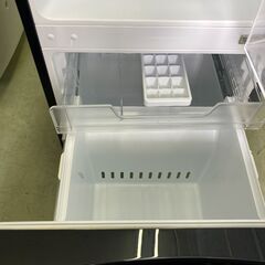 【リサイクルショップ　ピカソ　小松原】東芝 TOSHIBA 153L 2ドア 右開き冷蔵庫ブラック2017年製 GR-M15BS★7559★の画像