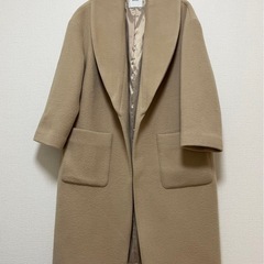 spick＆span  エアリーウールビーバーショールカラーコート　34 毛混の画像