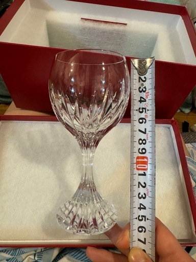 ほぼ新品！Baccarat バカラマッセナ 16cmクリスタルグラス ボックス付