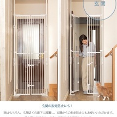 猫 脱走防止 柵 ゲート  のぼれんニャン バリアフリー3 cp259 の画像