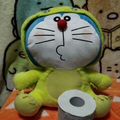 ドラえもん　　のび太の新恐竜　ぬいぐるみ（お腹にシミ有り）