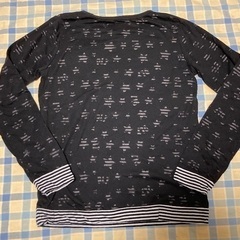 ピンクラテ　アクリルニット3点&長袖Tシャツ　S 150〜160cm　子供服の画像