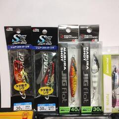魚釣り　釣具　ジグ　ジグヘッド　ルアー　ワーム　まとめ売りの画像