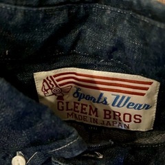 GLEEM BROS デニムシャツ 長袖 Mサイズの画像