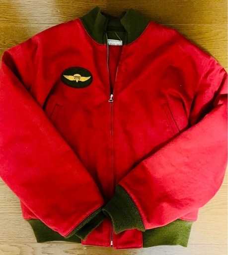 フェローズ限定50着　サイン入り赤 MA-1ジャケット Mサイズ