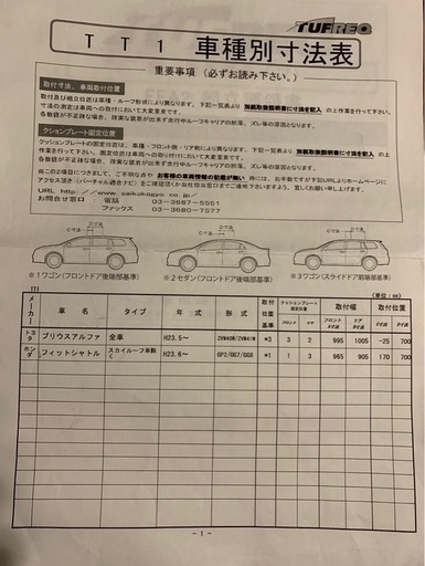 ルーフキャリア