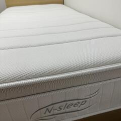 美品シングルベッド　収納式