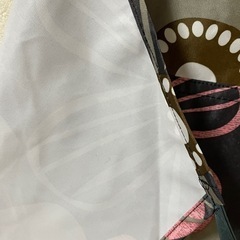 【未使用】撥水エプロン　北欧　花柄　　　L No.18の画像