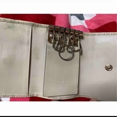 GUCCI グッチ グッチシマ ラブリー 6連キーケース GG柄 レザー ハートの画像