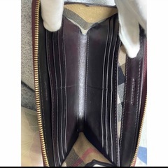 【正規品】BURBERRY長財布レディース、メンズ、中古Aランクの画像