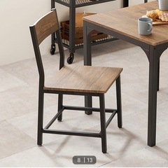 【新品】ダイニングチェア 2脚の画像