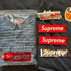 Supreme -Multi Type Jacquard Denim Shirtの画像