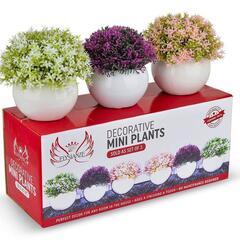 新品★ELYSIANZE ミニ人工植物 観葉植物　ホームデコレー...