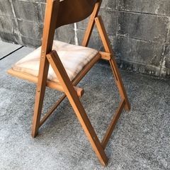 【ジャンク品】無印　折りたたみ椅子