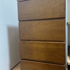 【受け渡し決定しました】無印良品　バーチ材　チェスト