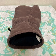 ブラウン ミトン 手袋  右手用アウトドアの画像
