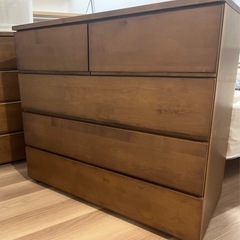 【受け渡し決定しました】無印良品　バーチ材　チェスト