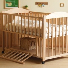 ベビーベッド日本製の画像