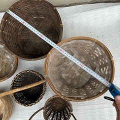 カゴ　かご　籠　花籠　バスケット　マルシェの画像