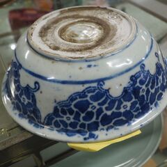 古伊万里焼、深鉢、骨董、２３ｘ２３ｘ７の画像