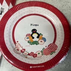 新品未使用未開封☆PINGOO祝い箸5膳、紙皿5枚の画像