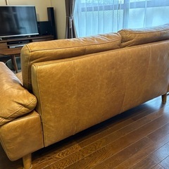 決まりました 】ソファー unico ウニコ 本革 2人ワイド