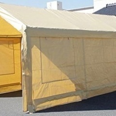 無料！今日取りに来れる方コストコ 車庫 物置 テント 骨組みのみ