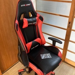 久留米 GTRACING ゲーミングチェア 赤オフィスチェア