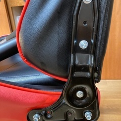 久留米 GTRACING ゲーミングチェア 赤オフィスチェアの画像