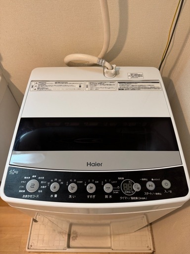 haier　4.5kg 全自動洗濯機