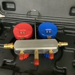 エアコン　ガスチャージマニホールドゲージ　リサイクルショップ宮崎屋　佐土原店　25.5.27Fの画像