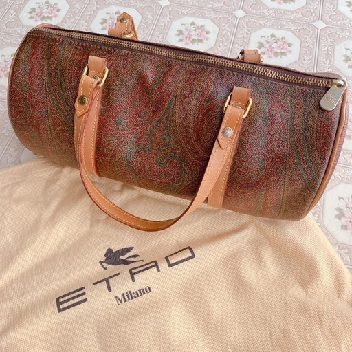 ETROのペイズリーボストンバッグ 美品です！