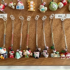 ご当地キティストラップ　29個の画像