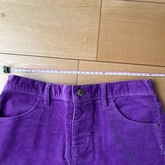 UNIQLO ユニクロ　タイトスカート　コーデュロイ　デニム　XL 150の画像