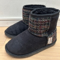 Harris Tweedムートンブーツ19cmしまむら
