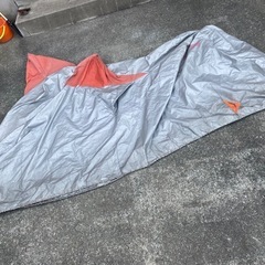 バイクカバー、ロック