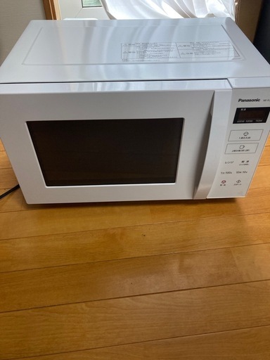 パナソニック　フラット庫内電子レンジ　NE-FL100-W 2021年製