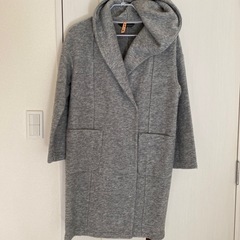 美品　レディースコート　グレー