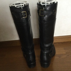ブーツ　サイズS    黒　長さ　約39cmの画像